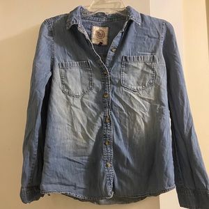 Denim button down shirt